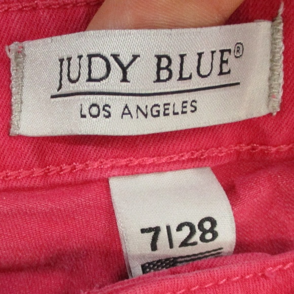 Judy Blue Jeans Women's 28 Hot Pink Skinny Fit Ankle Stretch Denim - Picture 6 of 8
